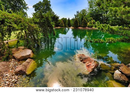 Schnormeier Gardens in Gambier, Ohio is open one weekend a year and it attracts thousands of visitors.  The Chinese and Japanese gardens are breathtaking.