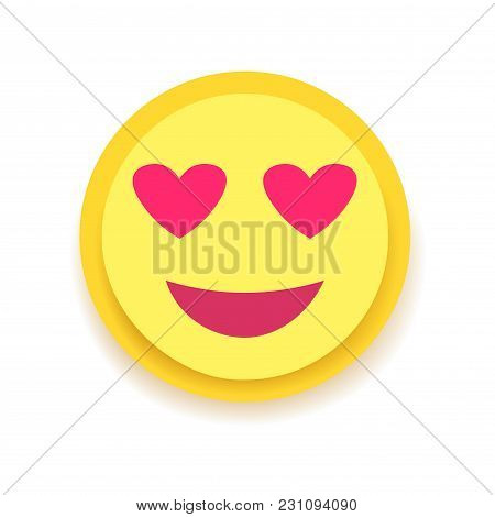 Emodji Icon. Emoticon For Chat, Messages,web. Isolated Vector Illustration On White Background