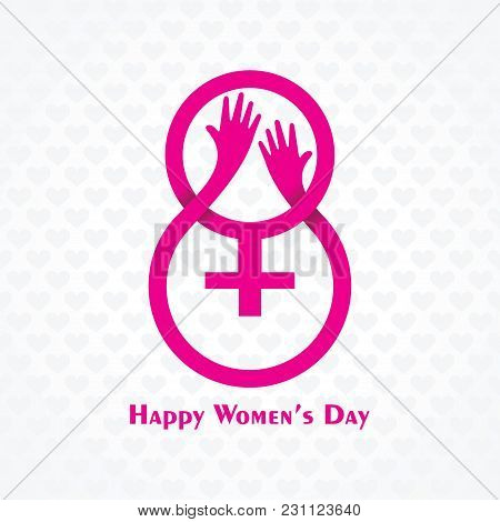 Vector Illustration Of International Women Day Stock Image And Symbols