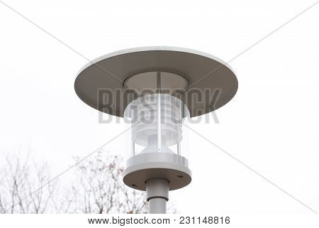 Street Classic Lantern On Sky Background.