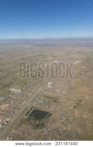 Overview Of The City Of El Alto, The Second City Of Bolivia After La Paz. Built Spontaneously In The