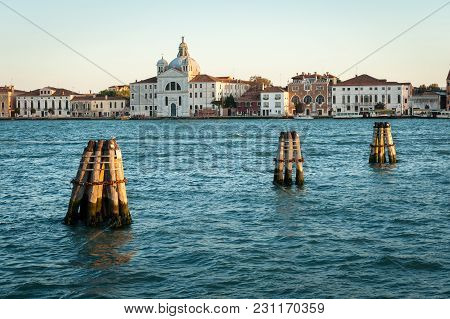 View Across Water To Giudecca In Venice (italy), Chiesa Di Santa Maria Della Presentazione