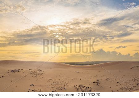 Sunset In The Dunes, Vietnam, Phantiet, Muine