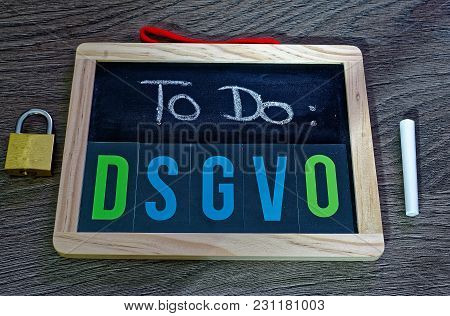 Board To Do Dsgvo (general Data Protection Regulation) In English To Do Gdpr (general Data Protectio