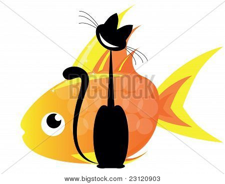 pesce gatto e oro
