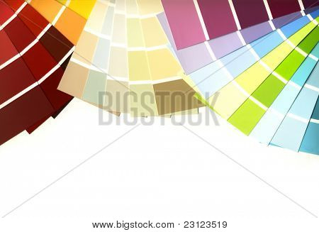 Vágógörbe, színes útmutató elszigetelt fehér background.