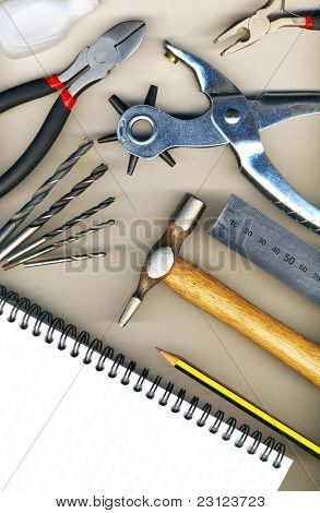 พื้นหลังทำเครื่องมือ