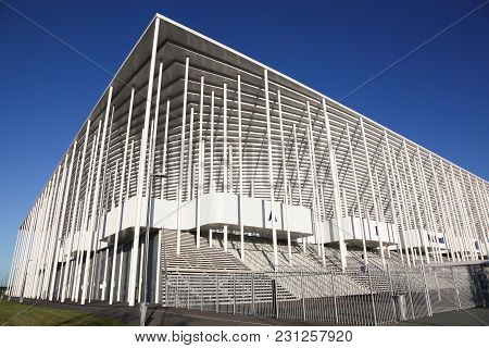 Bordeaux , France - June 5, 2017: Matmut Atlantique Stadium In Bordeaux. It Is The Home Of Ligue 1 C