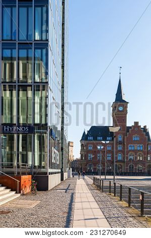 View At The Rheinauhafen In Cologne, Germany