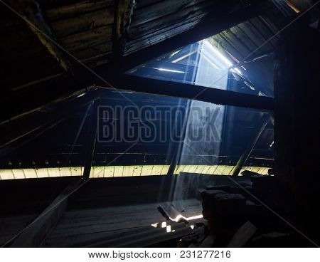 Room Used For Production And Smoking Of Cheese In A Farm On The Mountains