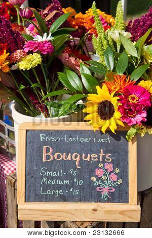 Fresh bouquets