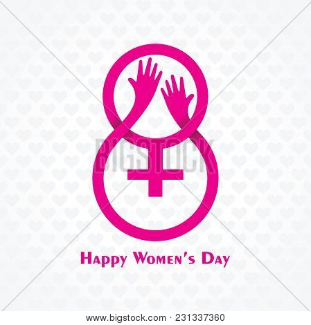Vector Illustration Of International Women Day Stock Image And Symbols