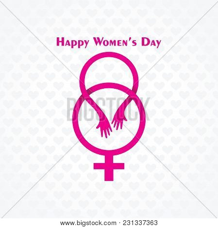 Vector Illustration Of International Women Day Stock Image And Symbols