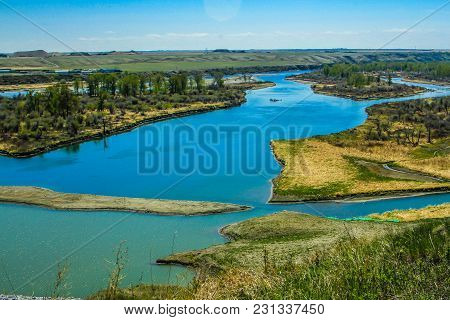 Bow River, Wyndham/carlsland Provincial Park, Alberta, Canada