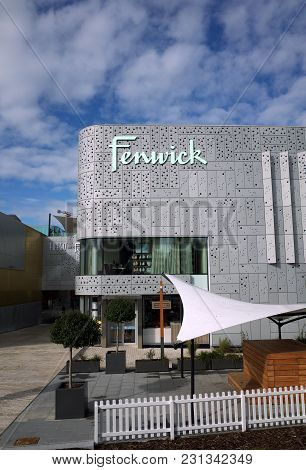 Bracknell, England - March 11, 2018: The Fenwick Department Store As Viewed From Town Square, Part O
