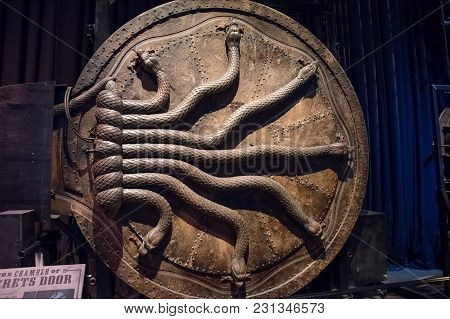 Snakes On Chamber Of Secrets Door