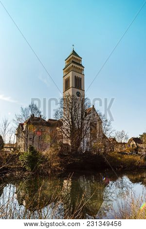 St.johannes Nepomuk Church In Little German City Kehl