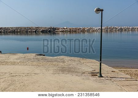 Coastline Of Town Of Limenaria, Thassos Island, East Macedonia And Thrace, Greece