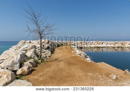 Amazing View Of Skala Sotiros, Thassos Island, East Macedonia And Thrace, Greece