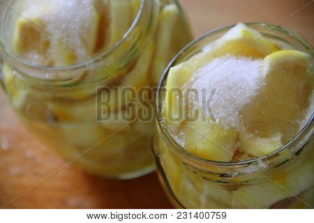 Yellow Sweet Recipe Whit Fresh Italian Lemons