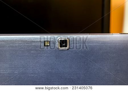 Web Camera, Attached To The Monitor. Equipment For Video.