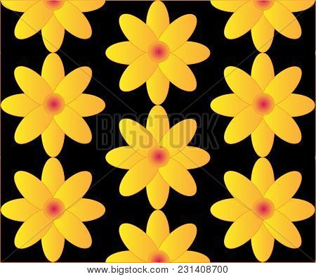 Bright Flowers Can Create A Summer Atmosphere Of Your Work.