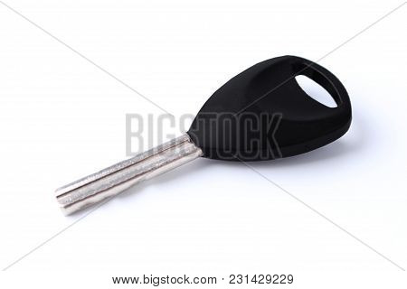 Car Key Remote Isolated On White Background