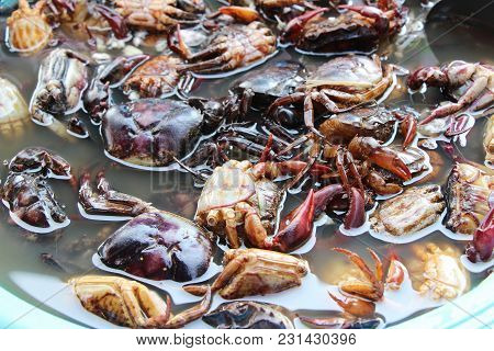 Crab Pickled Fish Sauce In The Market