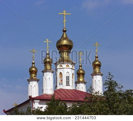 Russian Orthodox Church, Piously-olginsky Temple,zheleznovodsk,northern Caucasus, Russia.