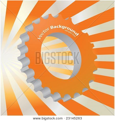 orange abstract background