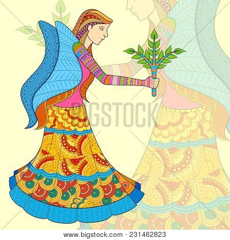 Vector Illustration Of Virgo Astrological Zodiac Sign
