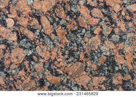 Gray, Pink And Black Polished Granite Stone