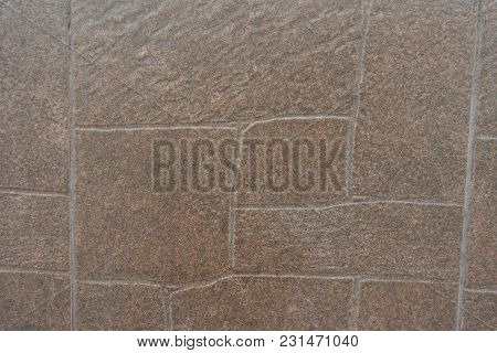 Brown Stone Like Tile Texture From Above