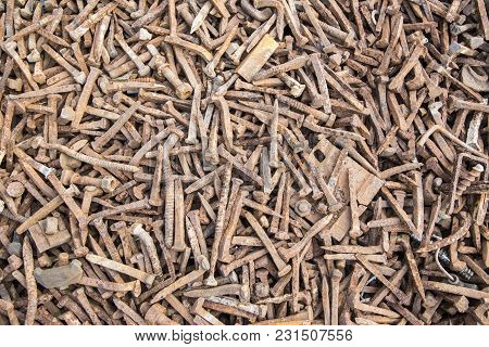 Old Rusty Nail And Screw Retire From Railway