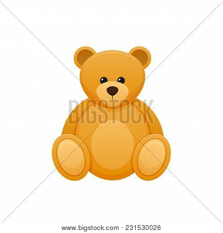 Children S Toy Color, Plush Cute Cartoon Bear. Cute, Fluffy, Funny Bear. Kid S Toys Store, Kindergar