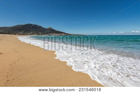 Algajola Beach In Balagne Region Of Corsica
