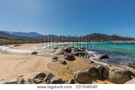 Algajola Beach In Balagne Region Of Corsica