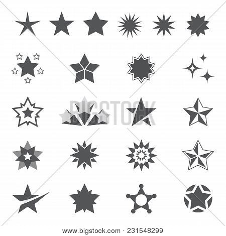 Star Icons And Logos Collection Vector Image Edit