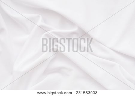 White Texture, Close Up Background Of White Fabric Or Abstract White Fabric Texture Use For Web Desi