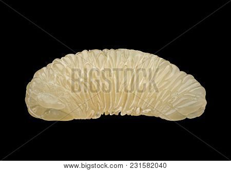 Pomelit Hybrid Pomelo And Greapefruit Isolated On Black Background