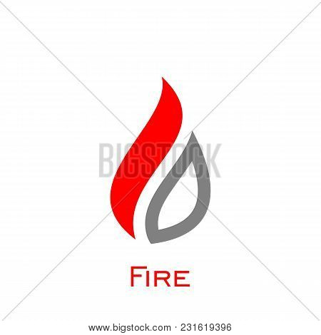 Fire Logo Design, Flames Logo, Vector Icons.