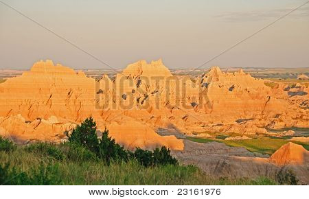 Sunset In Badlands
