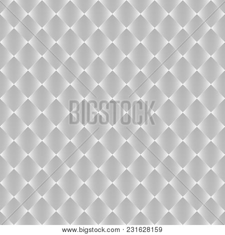 Seamless Pattern With Silver Diamonds. Vector Illustration