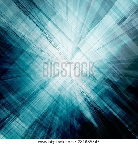 Reflection Ideas. Conceptual Abstract Technology 3d Rendering Background