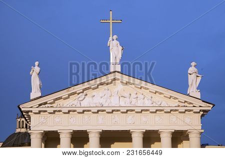 St. Stanislaus And St Ladislaus Cathedral In Vilnius, Lithuania