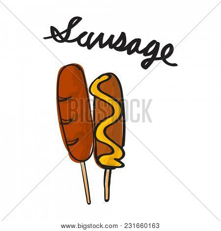 Illustration of suasages