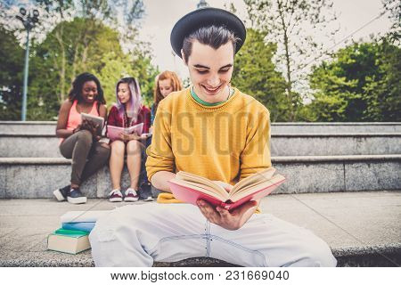 Young Students Outdoors