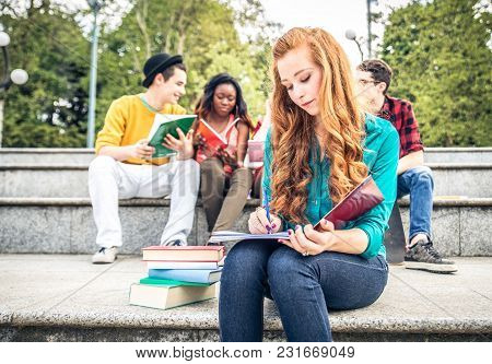 Young Students Outdoors