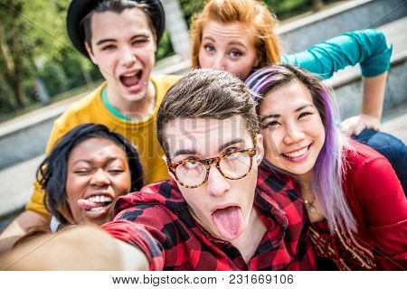 Young Students Outdoors