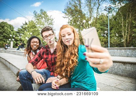 Young Students Outdoors